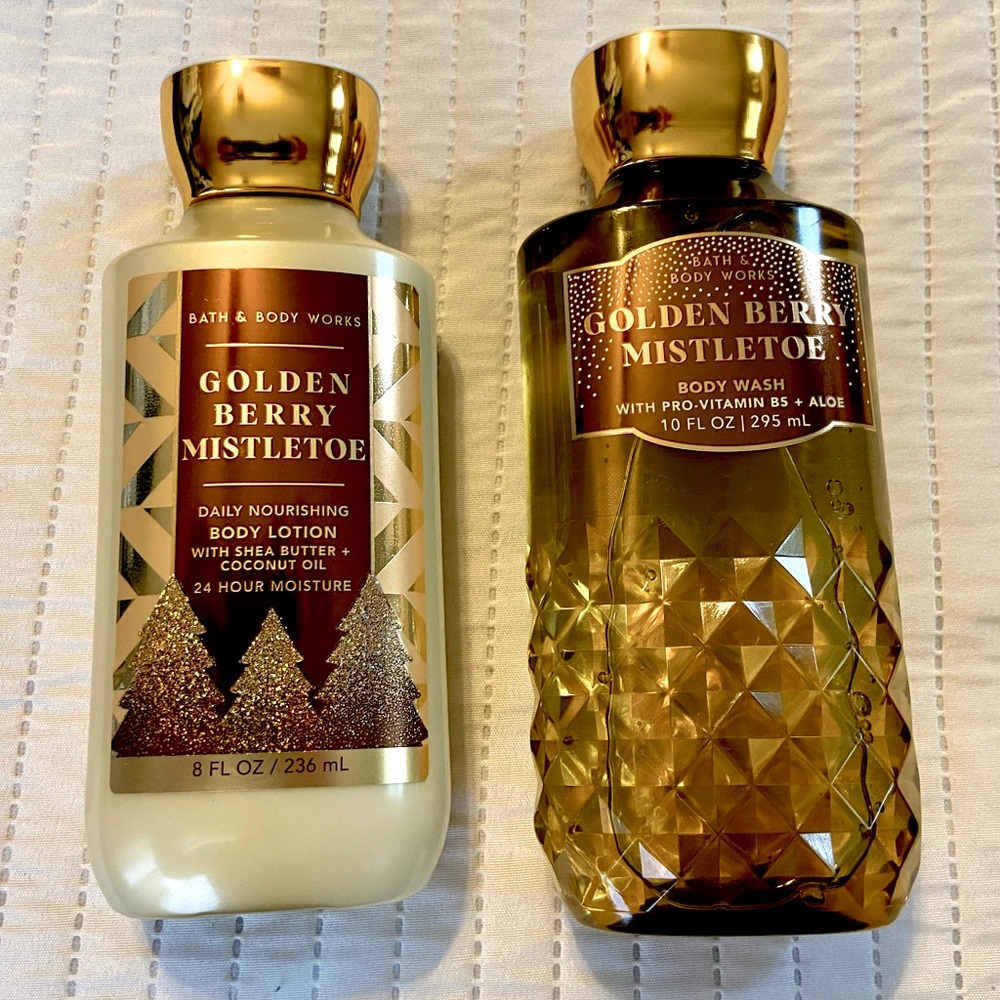 Golden Mistletoe Bath & Body Works